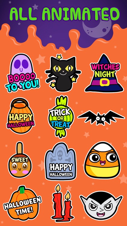 Animated Halloween Stickers ⋆ screenshot-1