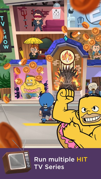 Hollywhoot: Idle Parody Hack screenshot 7 - game app interface