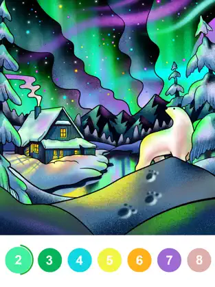 Screenshot 2 Pintar por número color juegos iphone