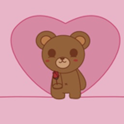 Valentine BearHug Stickers