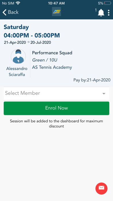 AS Tennis Academy screenshot 4