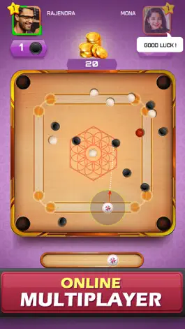 Game screenshot Carrom Friends : Board Game mod apk