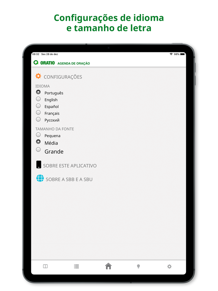 Oratio - Agenda de Oração