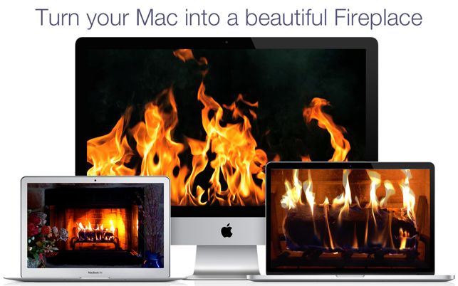 ‎Fireplace Live HD+ Screensaver Screenshot