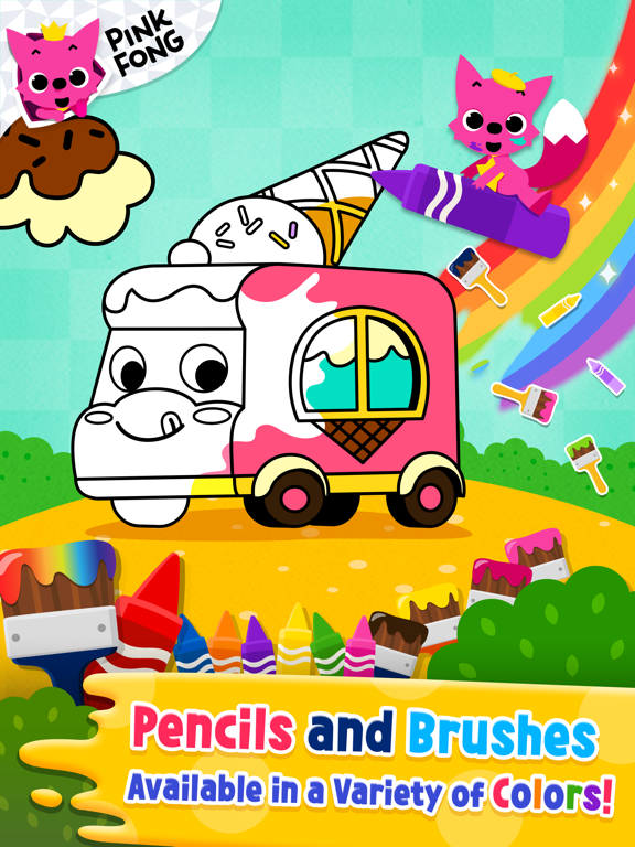 Cars Coloring Book PINKFONG | App Price Drops