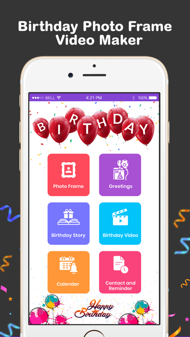 How to cancel & delete Birthday Photo Frames & Cards from iphone & ipad 3