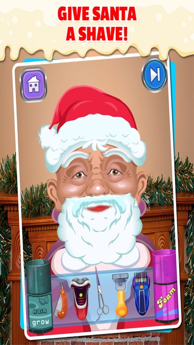 How to cancel & delete Santas Christmas Shaving Salon - Free Kids Games from iphone & ipad 1