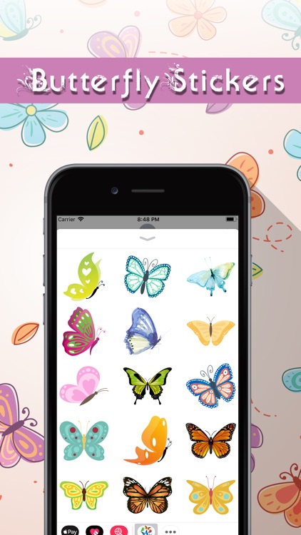 Butterfly Stickers Pack screenshot-3