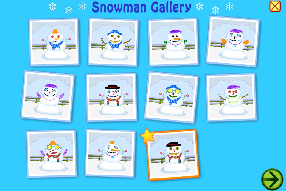 Starfall Snowman screenshot 4