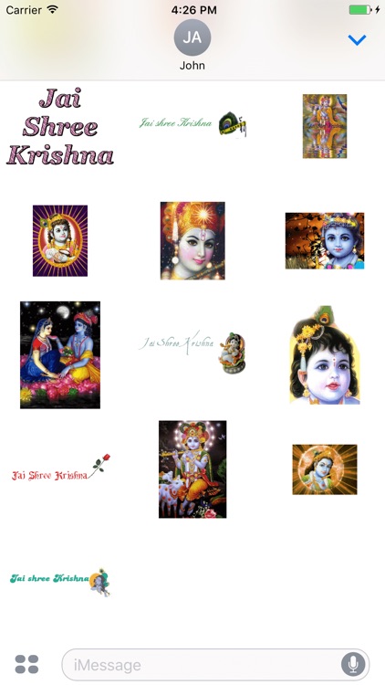 Animated Radha Krishna Sticker