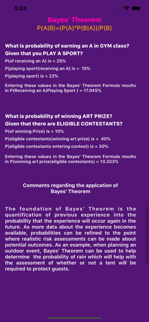 Bayes' Theorem Calculator(圖4)-速報App