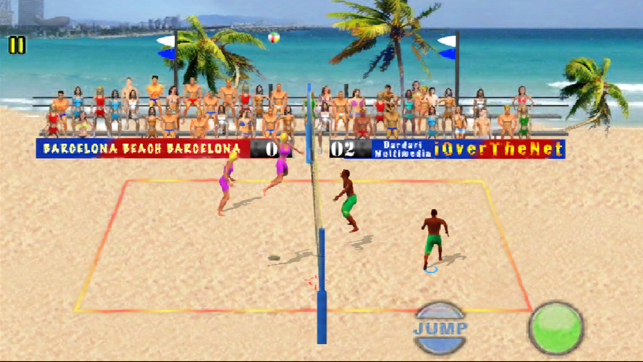 ‎Over The Net Beach Volley Screenshot
