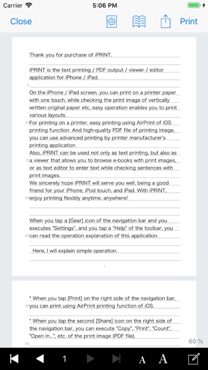 iPRINT - Text Printing
