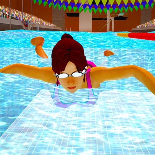 Olympic Summer Pool Water Race