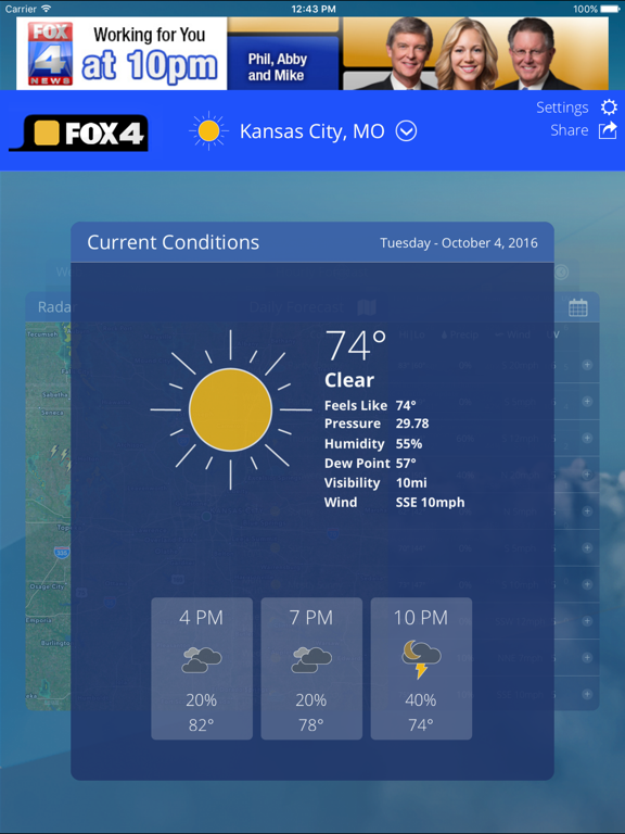 WDAF Fox 4 Kansas City Weatherのおすすめ画像1