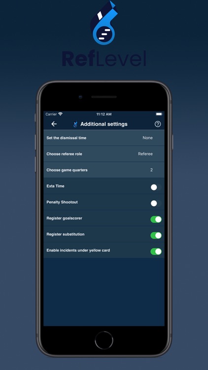 RefLevel - Referee app