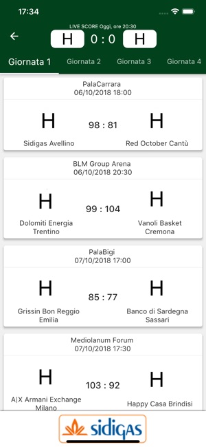 Sidigas Scandone Basket(圖3)-速報App