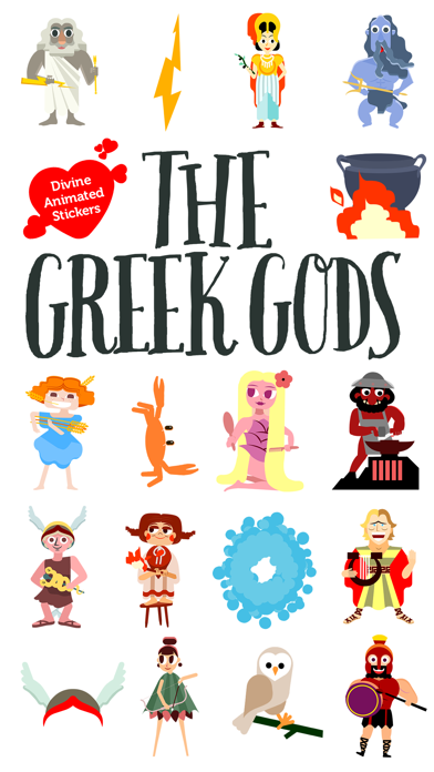 How to cancel & delete Greek Gods Animated Stickers from iphone & ipad 1