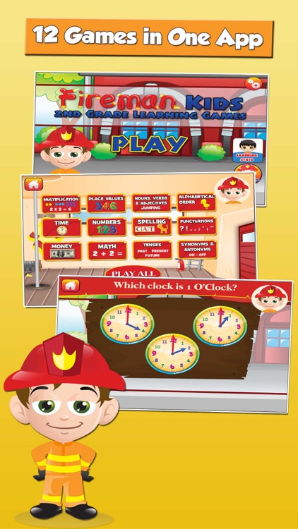 Fireman Grade 2 Kids Games screenshot-0