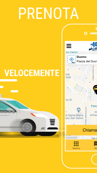 Screenshot of appTaxi - chiama e paga i taxi3