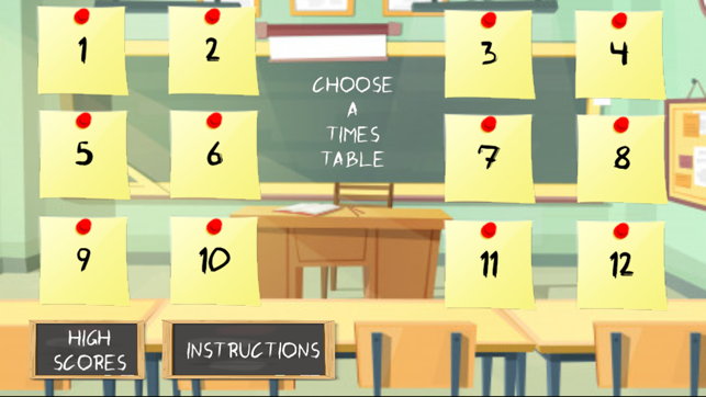 Times Tables Game - Learn
