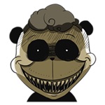 Scary Panda Stickers