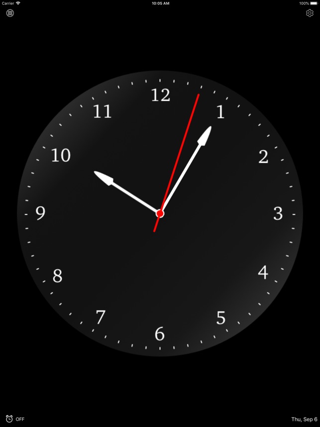 アナログ時計 デスクトップ時間ウィジェット 目覚まし時計 をapp Storeで