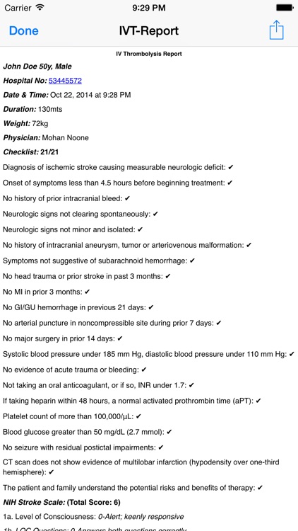 IV Stroke Thrombolysis screenshot-3