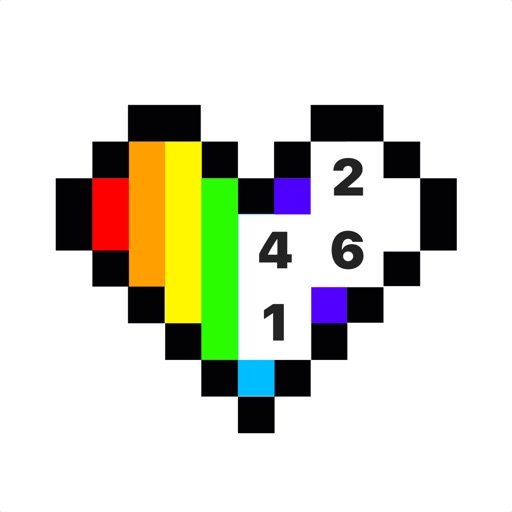 Pixel 2D – color by number