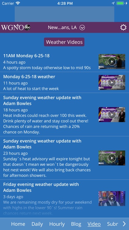 WGNO ABC26 Weather screenshot-3