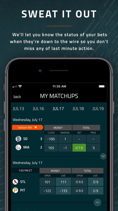 Covers Live – Betting manager screenshot 3