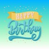Icon Happy Birthday Card Maker.