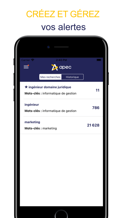 How to cancel & delete Apec : offres d’emploi cadres from iphone & ipad 4