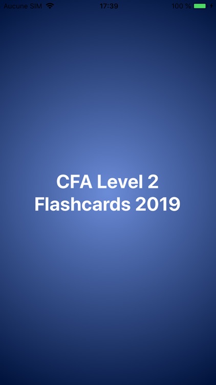 CFA Level 2 Flashcards 2019