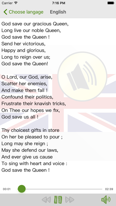 How to cancel & delete Listen God Save The Queen from iphone & ipad 1