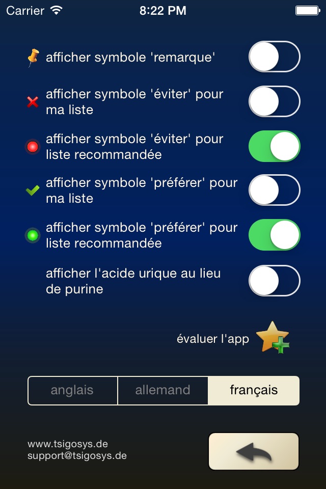 Purine-kcal-Rheumatism screenshot 4