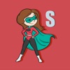 Superhero Girls Power Stickers