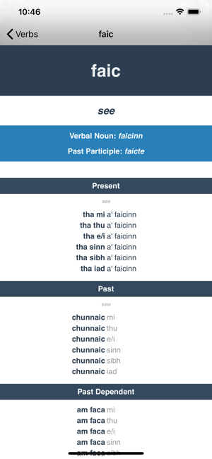 Scottish Gaelic Verb Blitz(圖3)-速報App