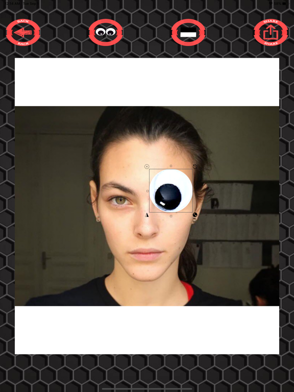 Googly eyes editor sticker screenshot 2