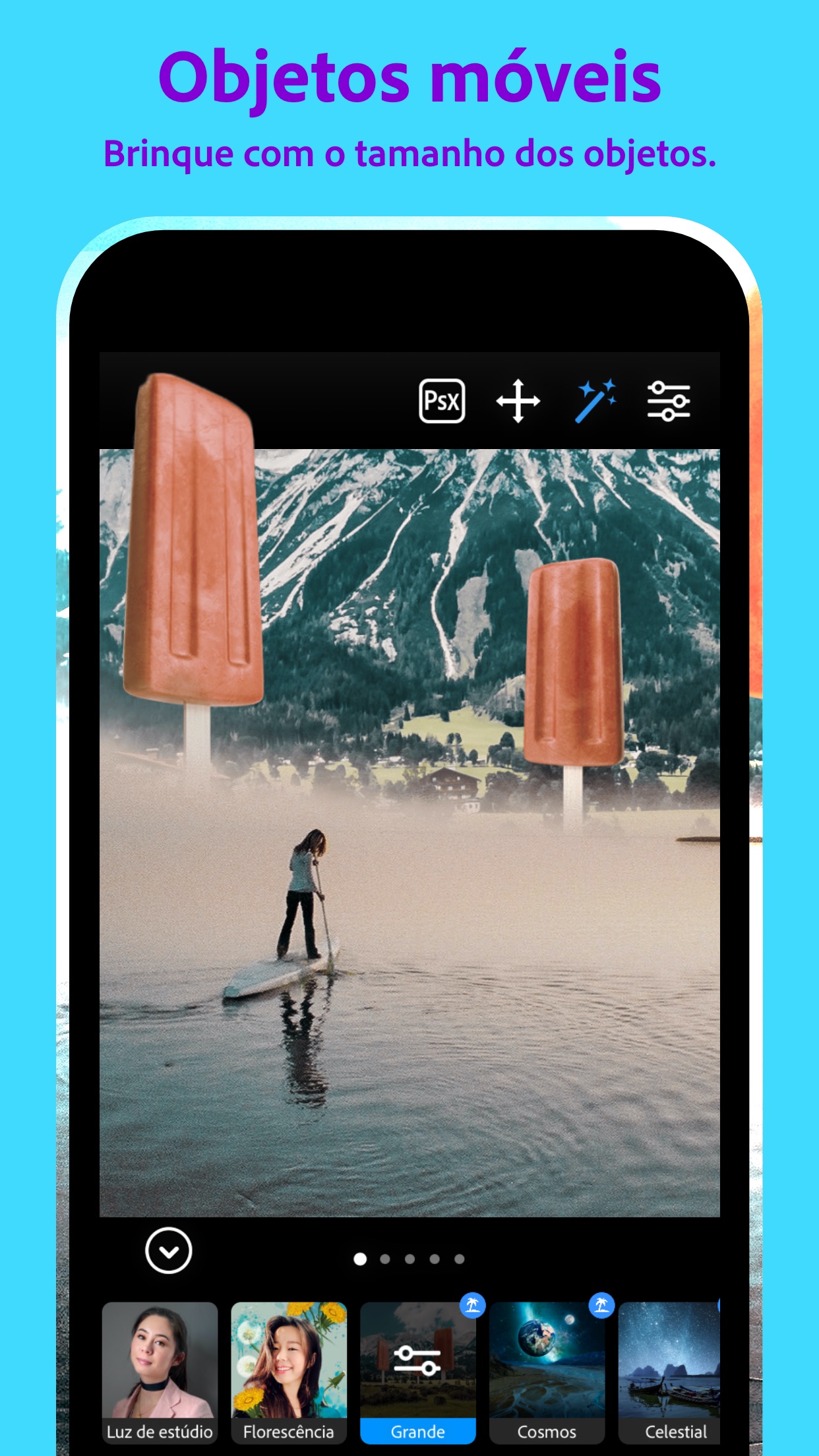 Screenshot do app Photoshop Camera
