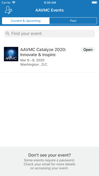 AAVMC Events screenshot 2