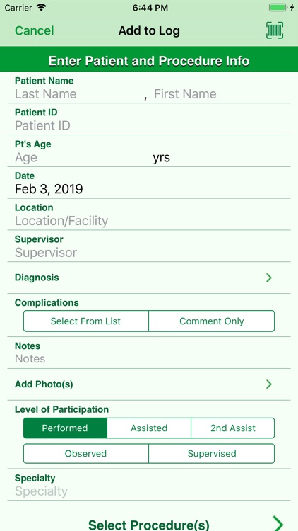 Procedure Log screenshot-4