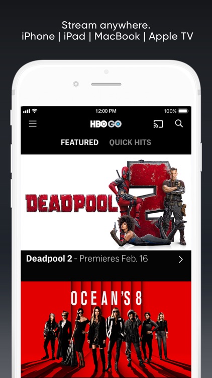 HBO GO: Stream with TV Package