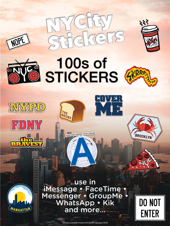 NYCity Stickersのおすすめ画像1