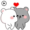 Animated Lovely Couple Bear