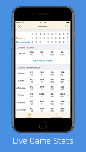 DiamondMetrics Baseball Stats(圖6)-速報App