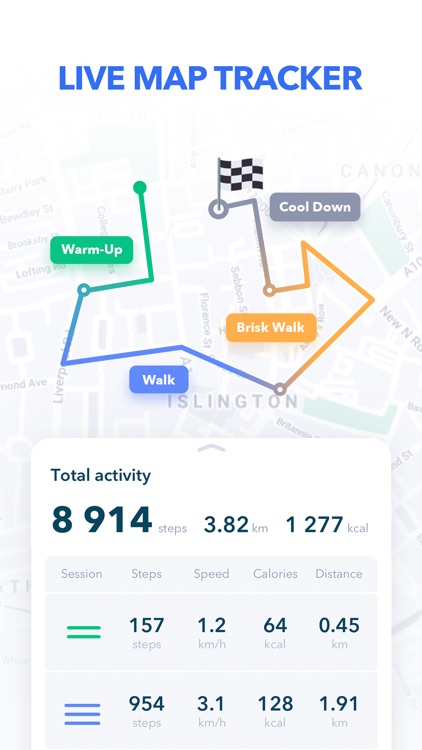 Walking Tracker by GetFit screenshot-1