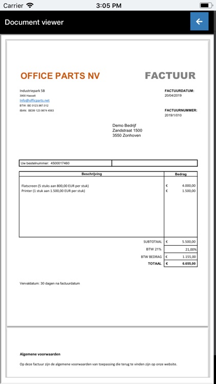 InvoiceConnector Mobile screenshot-5