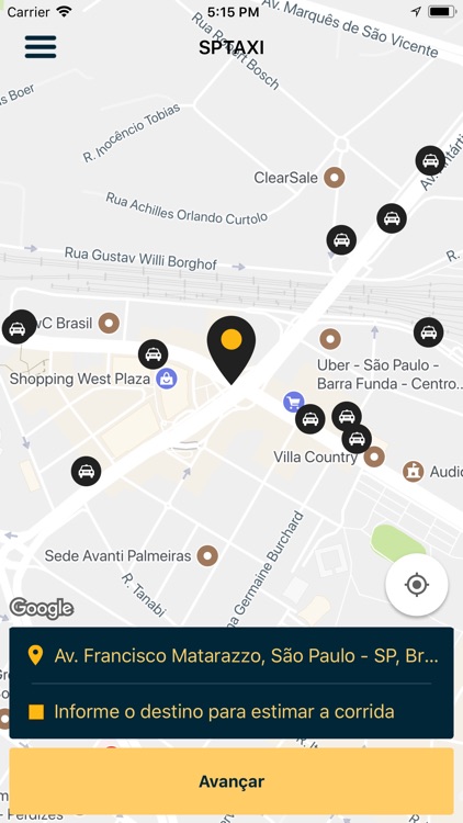SPTaxi - Passageiro