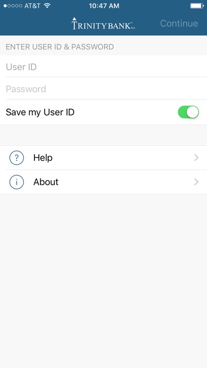 Trinity Bank Mobile for iPhone